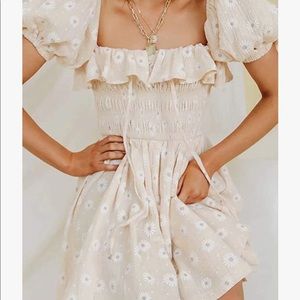 Floral cottagecore dress